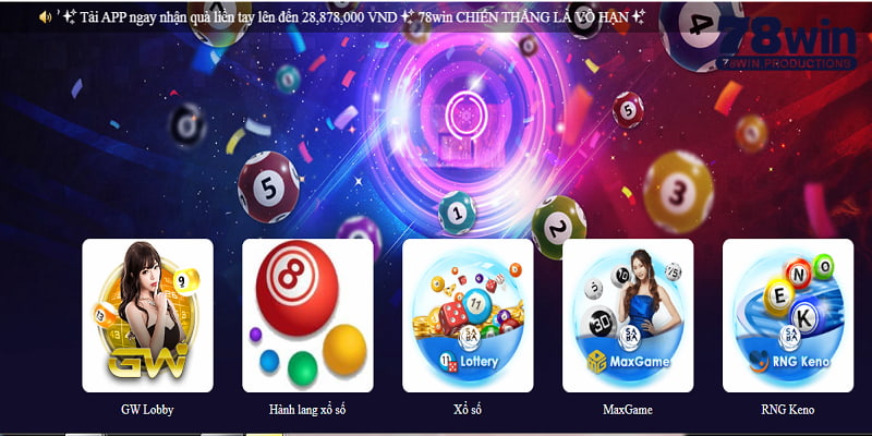 Xổ Số 78Win là một chuyên mục nổi bật trên nhà cái